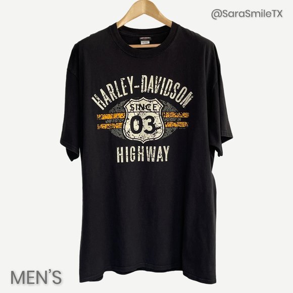 {HARLEY DAVIDSON} Mens Red River Texas T-Shirt - Picture 2 of 7